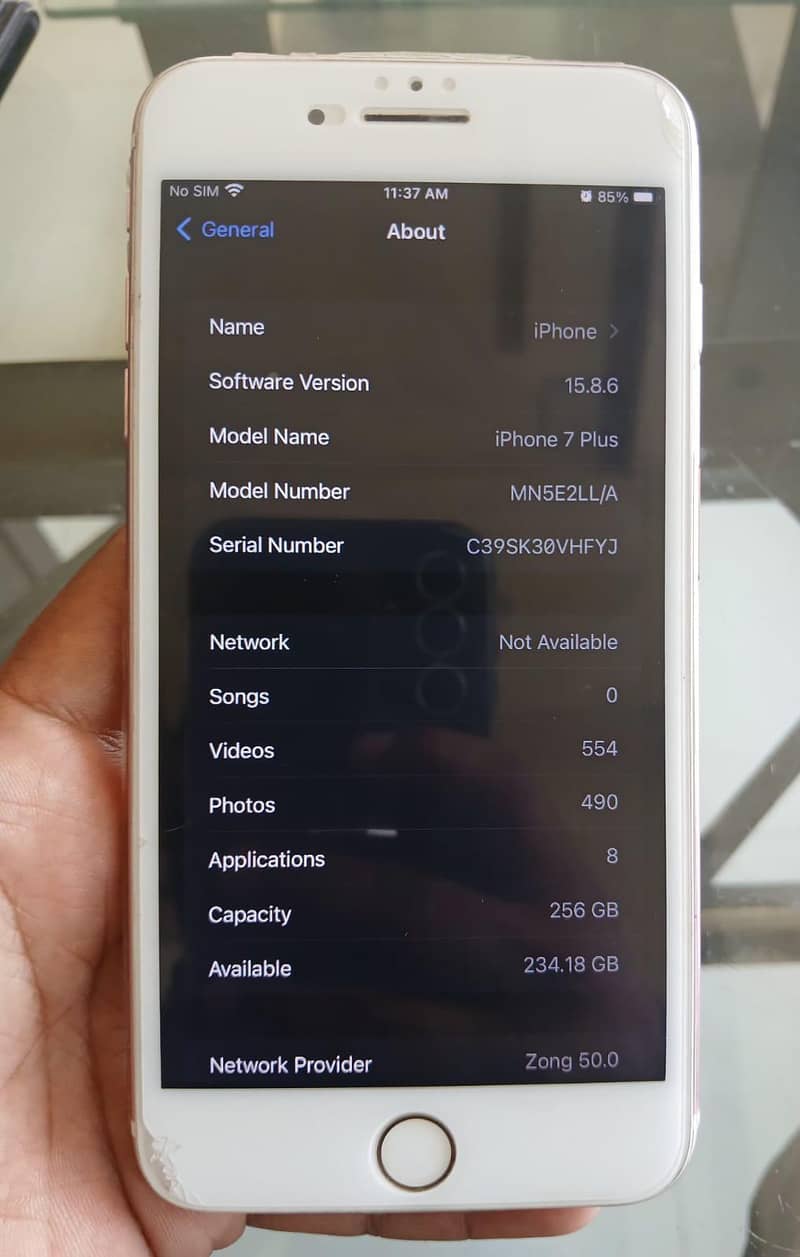 IPHONE 7PLUS 265GB 1