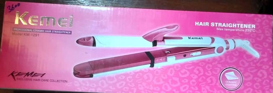 Hair straightener 3 in 1