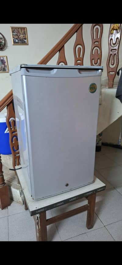 Fridge is in working condition, selling due to small size