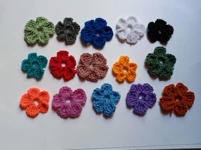 handmade crochet patches