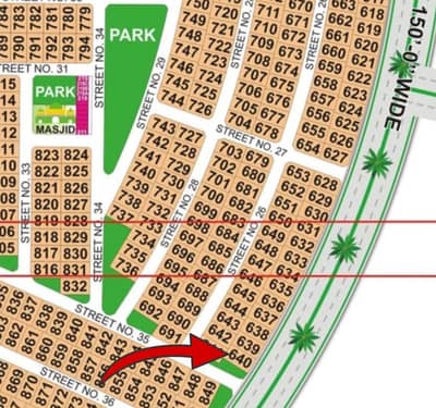 1 Kanal Corner Plot With Extra Land