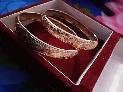 Gold Bangles Set Kangan 21 Karat Almost 2 Tola Jewelry Sona 20 Grams