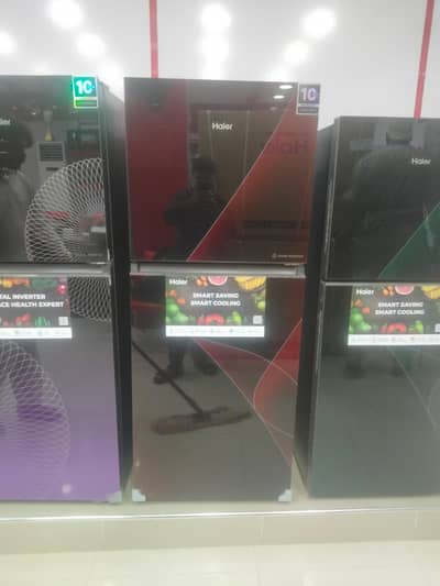 Haier Refrigerator inverter Glass door l Medium size 316L double door