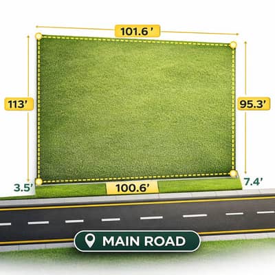 Plot for sale Next to Main Mansehra Interchange on Hazara Motorway