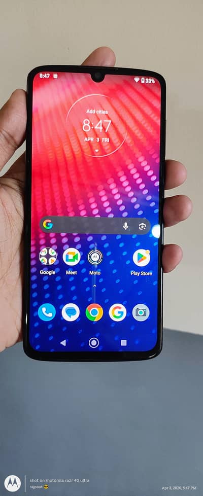 Motorola moto z4 gaming and camera phone