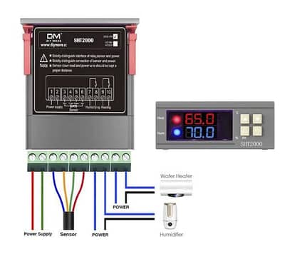 SHT 2000 Temperature Humidity Controller 110V 230V