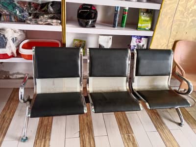 waiting Chairs Banch steel base