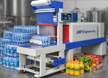 Box Carton Pet Making Bottle Auto Shrink Tunnel Wrap Packing Machine