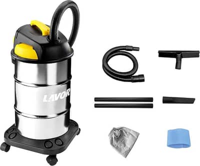 LAVOR Wet and Dry Vacuum Cleaner 1200w 30L Steel Tank
