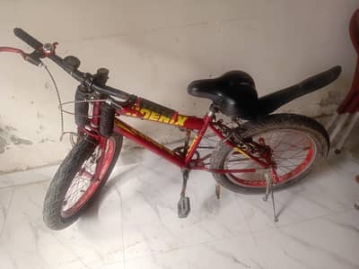 phonix boy bicycle in red colour