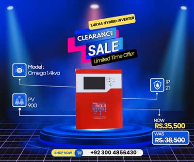 1.4kva Hybrid Inverter | Clearance Sale Discounted Offer