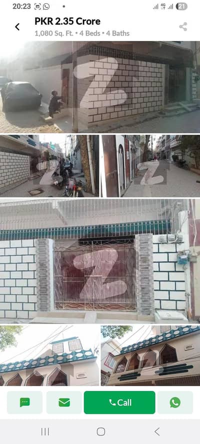 Ideal House Is Available For Sale In North Karachi 7 D 2 Double Storey corner renovated house