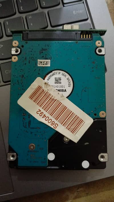 Toshiba 500GB Laptop Hard Drive 2.5” SATA (MK5075GSX) – Fully Working