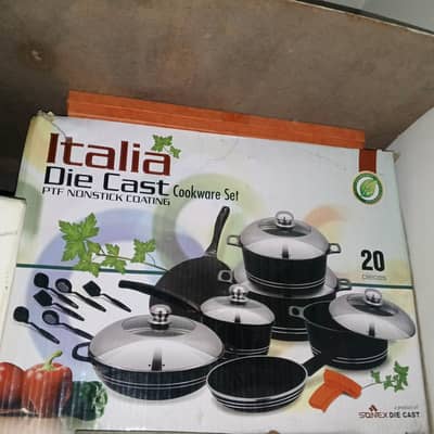 Untouched packed new atalia sonex cookware set