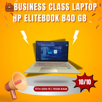 POWERFUL PERFORMANCE, HP EliteBook 840 G8 in excellent 10/10 condition