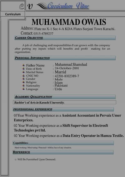 assistant Account. . . supervisor. . administration