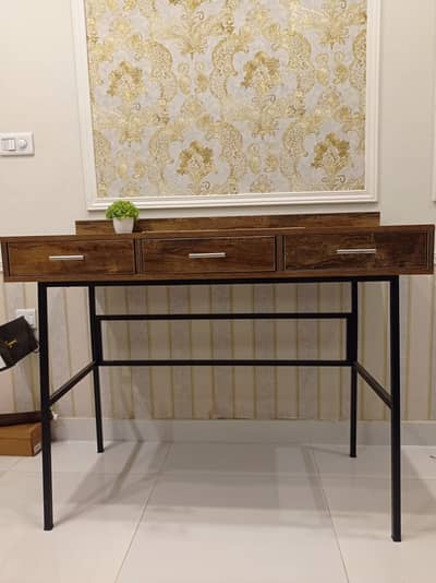 Elegant Wooden Console Table / Study Desk – Minimalist & Stylish