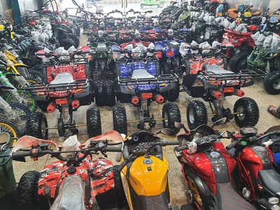 Full variety Atv jeep electric kids heavy bikes delivery all Pakistan