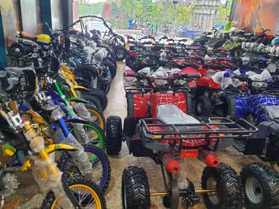 Full variety Atv jeep electric kids heavy bikes delivery all Pakistan