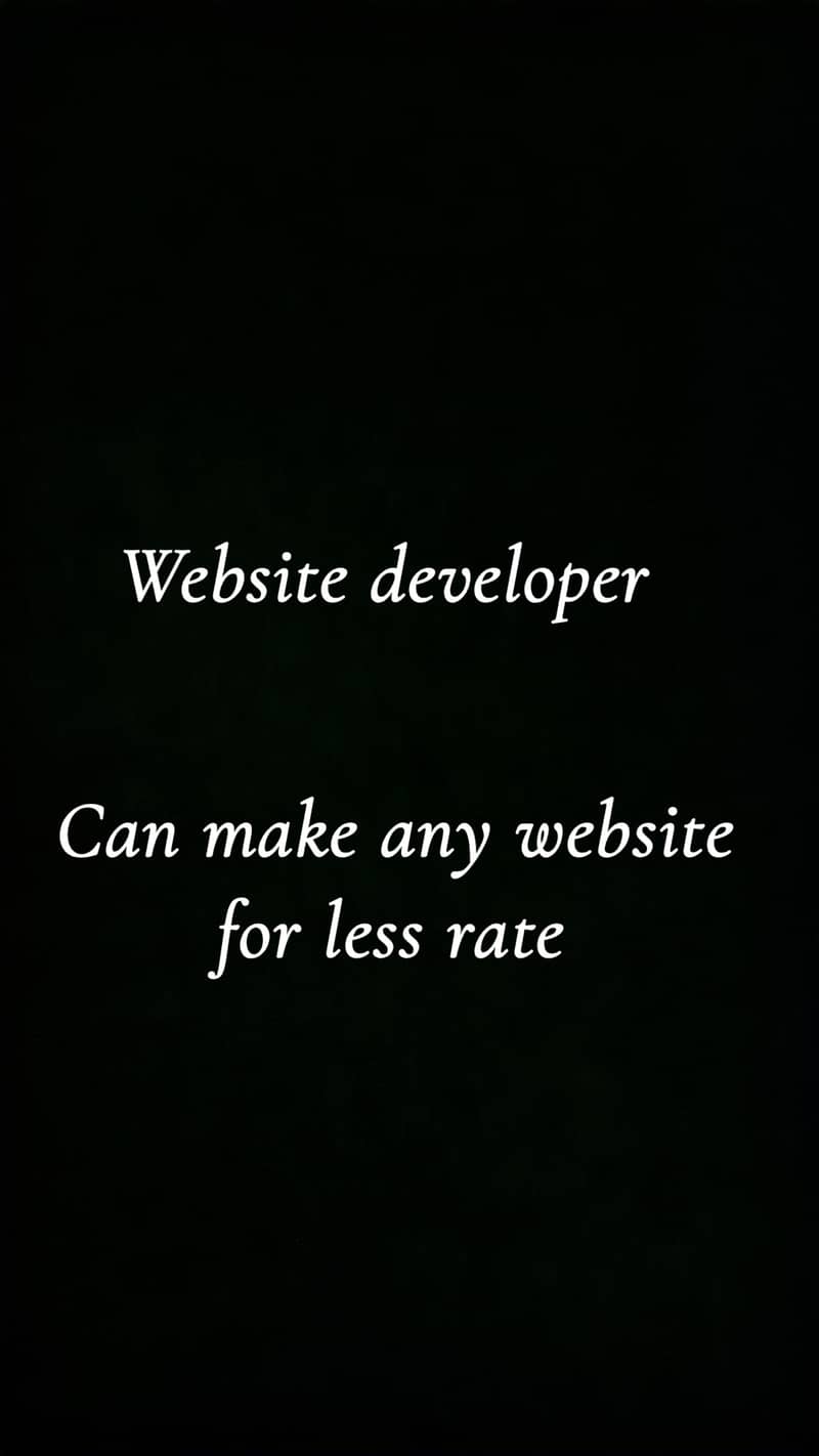 Website developer 1