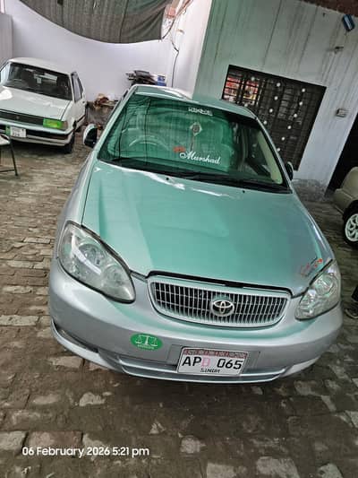 Toyota corolla GLI 2007 / family car / Dunba shape