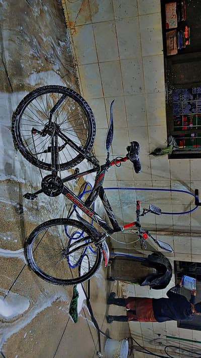 Dragon Mountain And Sports Bicycle