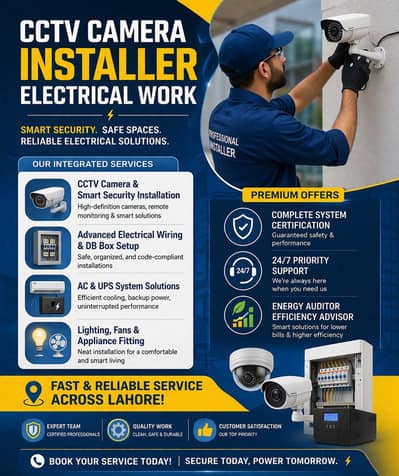 Camera installation Services | CCTV Security Camera Installatiion