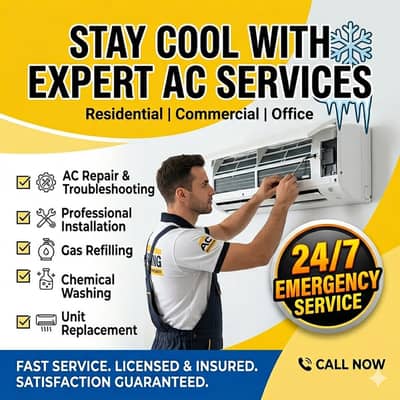 Ac service,Ac repair,AC gas Filling,Ac Installation services