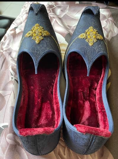 Junaid Jamshed Sherwani with khussa for sale