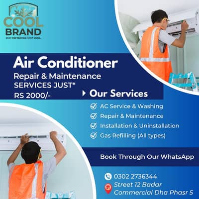 AC installation , Repair ,Split , Chiller, New & Old parts in karachi