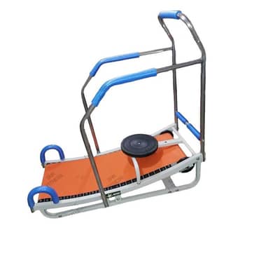 Heavy Duty Curved Manual 23 Roller Treadmill With Twister