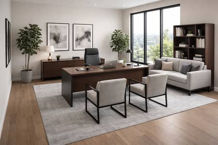 Furnished Seperate Office Room For Rent In Dha 9 Town Available For Rent