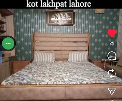 bed wooden set