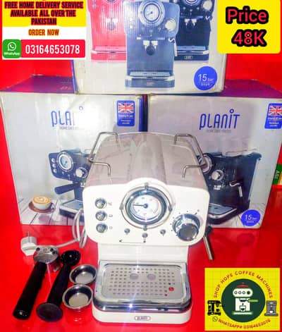 U. K Brand Box Pack imported Coffee Machines.  (Free Home Delivery)