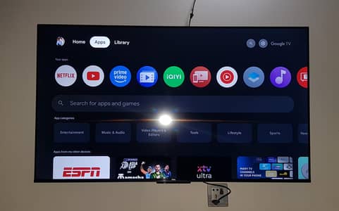 Tcl 40 inch smart android led Tv complete Accessories