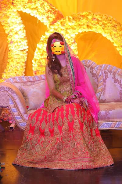 Mehndi Bridal Lehnga