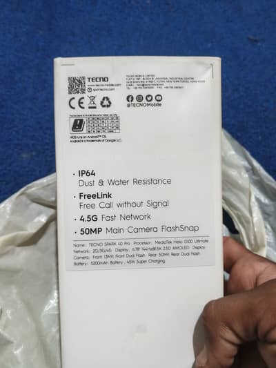Tecno spark 40 pro