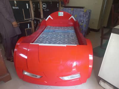 RED CAR BED FOR KIDS.