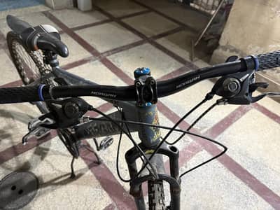mountain bicycle just buy and ride