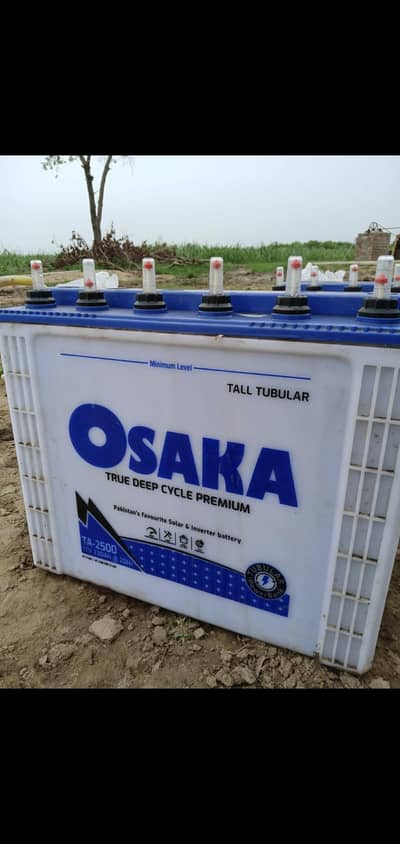 Osaka Tall Tubular 230Ah battery, Sunflx 3.6Kw Inverter for sale
