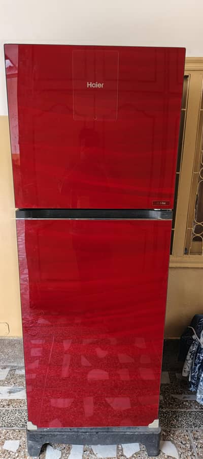 Haier Fridge  HRF-438EPRW-01 Red color