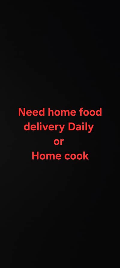 need a home cook daily food delivery