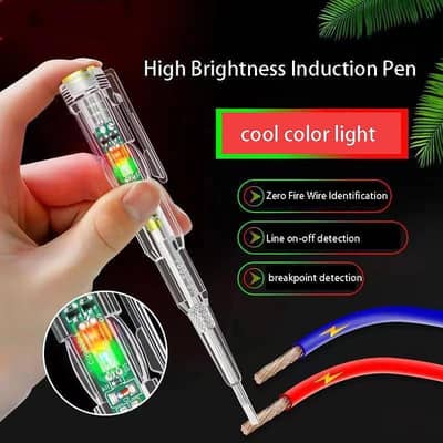 High Brightness Induction Pen for AC Voltage Detection