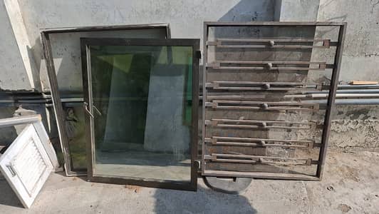 Aluminium glass Window and Jali Frame