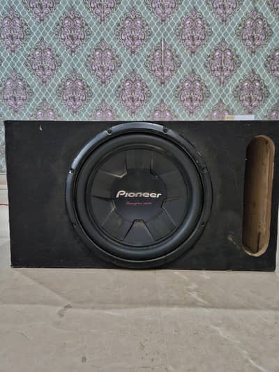 S-AUDIO MB-H350.4 Amplifier With Pioneer TS-W311D4 Subwoofer