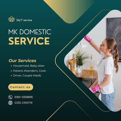 Maids, Nanny, Cook, Driver, Attendent, etc.