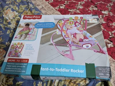 infant to toddler Rocker + baby bather + mosquito net