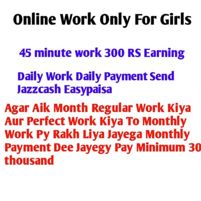 Online Work For Girls