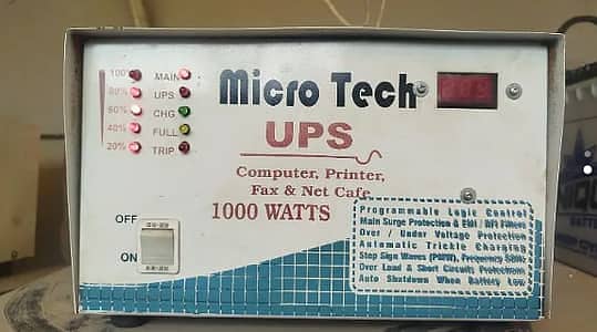 UPS MICRO TECH 1000 WATT ALMOST NEW GOOD QUALITY