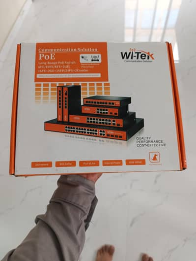 wI P5210 8 Port 100M uplink  POE switch